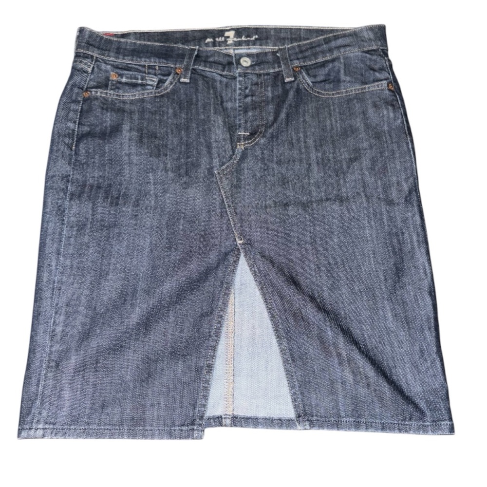 7 For All Mankind Dark Grey Skirt SIZE L